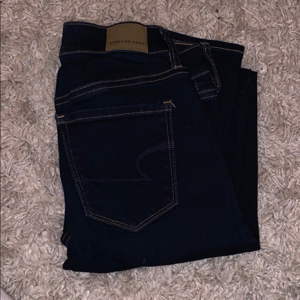 Dark Blue American Eagle Jeans